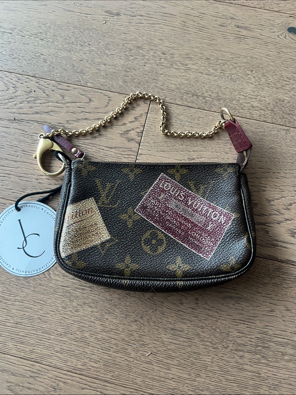 Louis Vuitton Brown Monogram Mini Pochette trunks LE